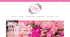 Desktop Screenshot of pinkfloralandevents.com