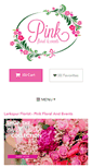 Mobile Screenshot of pinkfloralandevents.com